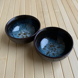 Сунские Пиалы для чая с обливной глазурью 2 шт